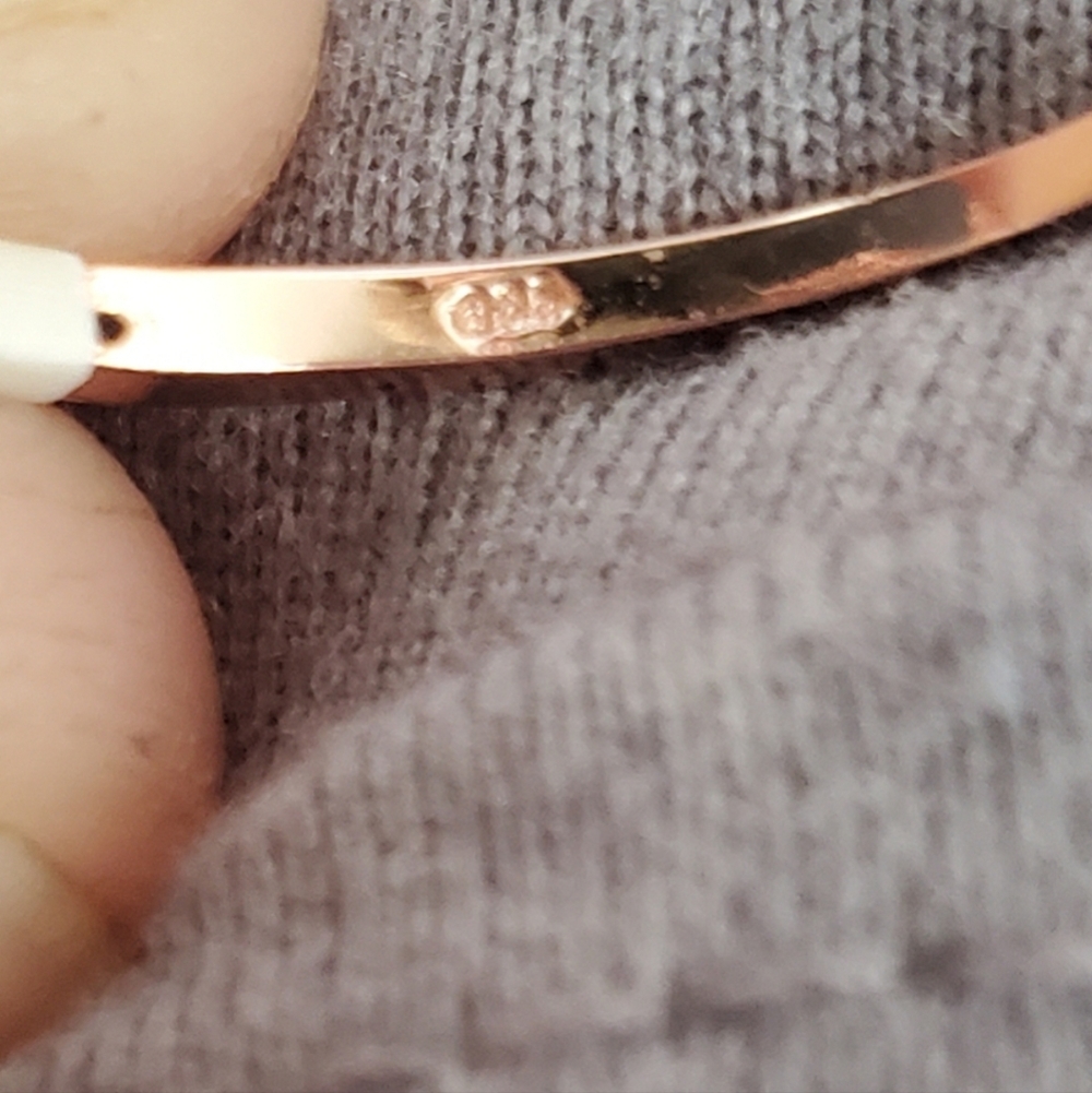 ROSE GOLD STERLING RING - Picture 4 of 4